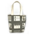 thumbnail image 1 of Pre-Owned Chanel Windows line Tote Bag Shoulder Bag Gray x White (Good), 1 of 15