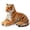 Simulated tiger [yellow], variant on Realistic Tiger Plush Toy, Lifelike Orange & White Tiger Stuffed Animal, Soft Wild Animal Plush Doll, 3 Sizes 9.84in/11.81in/13.78in, Cute Cuddly Tiger Pillow Gift for Kids & Animal Lovers