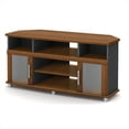 thumbnail image 4 of South Shore City Life Corner TV Stand in Morgan Cherry and Charcoal, 4 of 5
