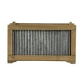 thumbnail image 2 of Planter - Weathered Brown, Galvanized Gray, 2 of 4