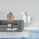 thumbnail image 2 of Escultura De Hoja De Metal Abstracta Nórdica Y Figura De Caballo De Porcelana, Estatua Creativa De Animal, Adorno Para Mesa, Sala De Estar, Decoración De Oficina, 2 of 8