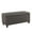 Dark Gray, variant on HomePop Ainsley Button Tufted Storage Bench, Multiple Colors