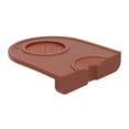 thumbnail image 1 of Corner Tamping Mat,  Silicone Heat Resistant Anti Slip Compact Coffee Tamper Mat  For Restaurant For Kitchen Black,Brown, 1 of 8