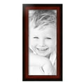 thumbnail image 2 of ArtToFrames 8" x 18" Honors Mahogany with Black Picture Frame, 8x18 inch Brown Wood Poster Frame (WOM-5154), 3 Pack, 2 of 6