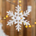thumbnail image 3 of Car Hanging Decorations Cute Flocked Lambs Ear Garland Christmas Transparent String for Christmas String Beads Beads Curtains Christmas Snowflake Christmas Tree Snowflake Acrylic Transparent, 3 of 4