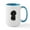 White/Blue Inside, variant on CafePress - Poodle Pup (Blk) Large Mug - 15 oz Ceramic Large White Novelty Mug
