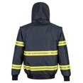 thumbnail image 4 of Portwest F126 Mens Waterproof Insulated Iona Xtra 3-in-1 Bomber Work Jacket Navy, 5X-Large, 4 of 4