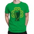 thumbnail image 2 of Shamrock and Pint Classic St. Patricks Day Beer Design Men's T-shirt, 2 of 3