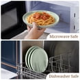 thumbnail image 4 of Vesteel Dinner Plates Set of 6, 7.9inch Ceramic Stoneware Sets for Home Restaurant, Farmhouse Dinnerware for Serving Steak, Pizza, Dishwasher & Microwave Safe, 4 of 8