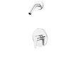 thumbnail image 1 of Pfister Pfirst Modern R89-0600 1-Handle Shower, Trim Only Less Showerhead, in Polished Chrome, 1 of 5