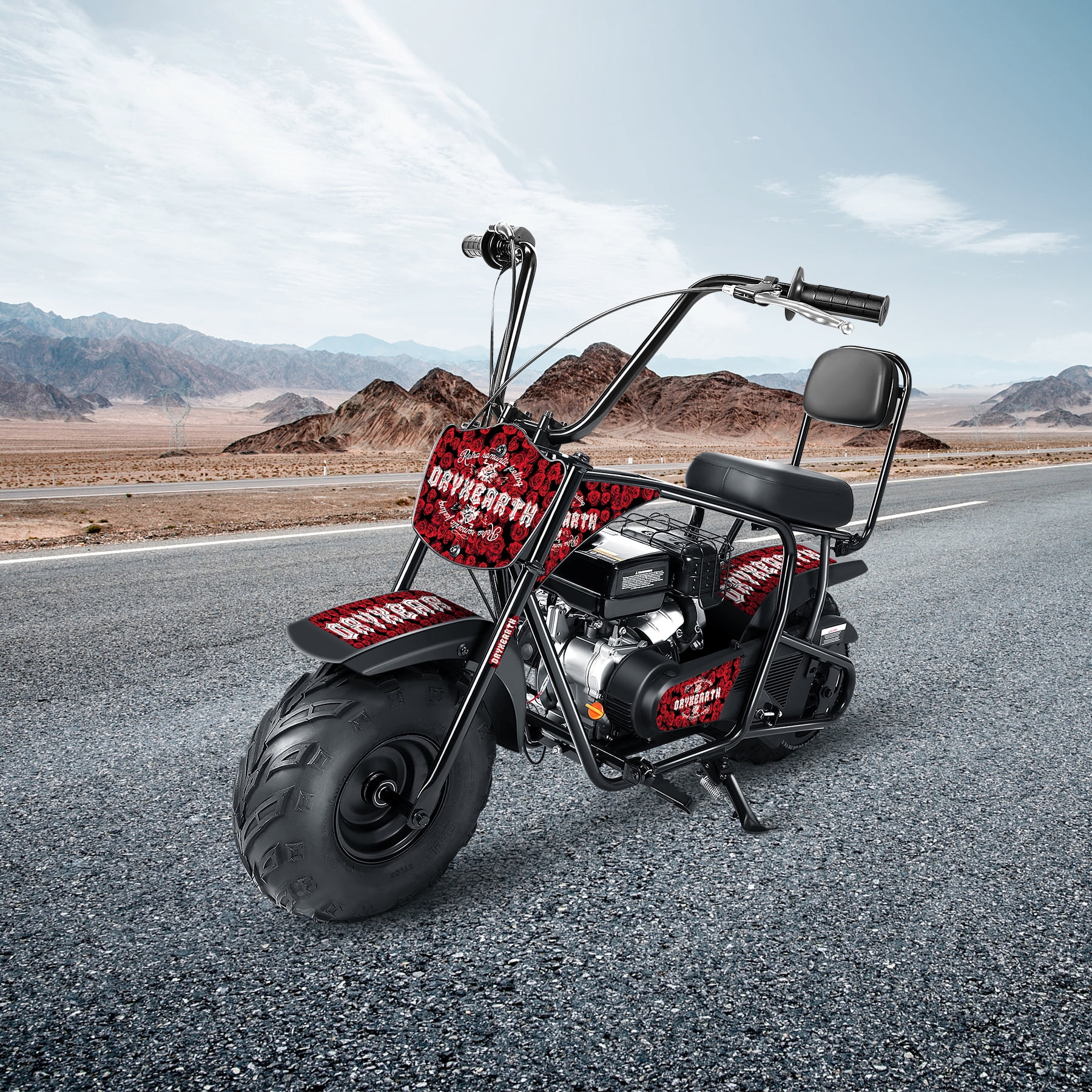 Oryxearth Upgrade OGM99 Gas Powered Mini Dirt Bike,4 Stroke 99cc Off Road Bike for Teens and Adults,up to 18 MPH, Camo