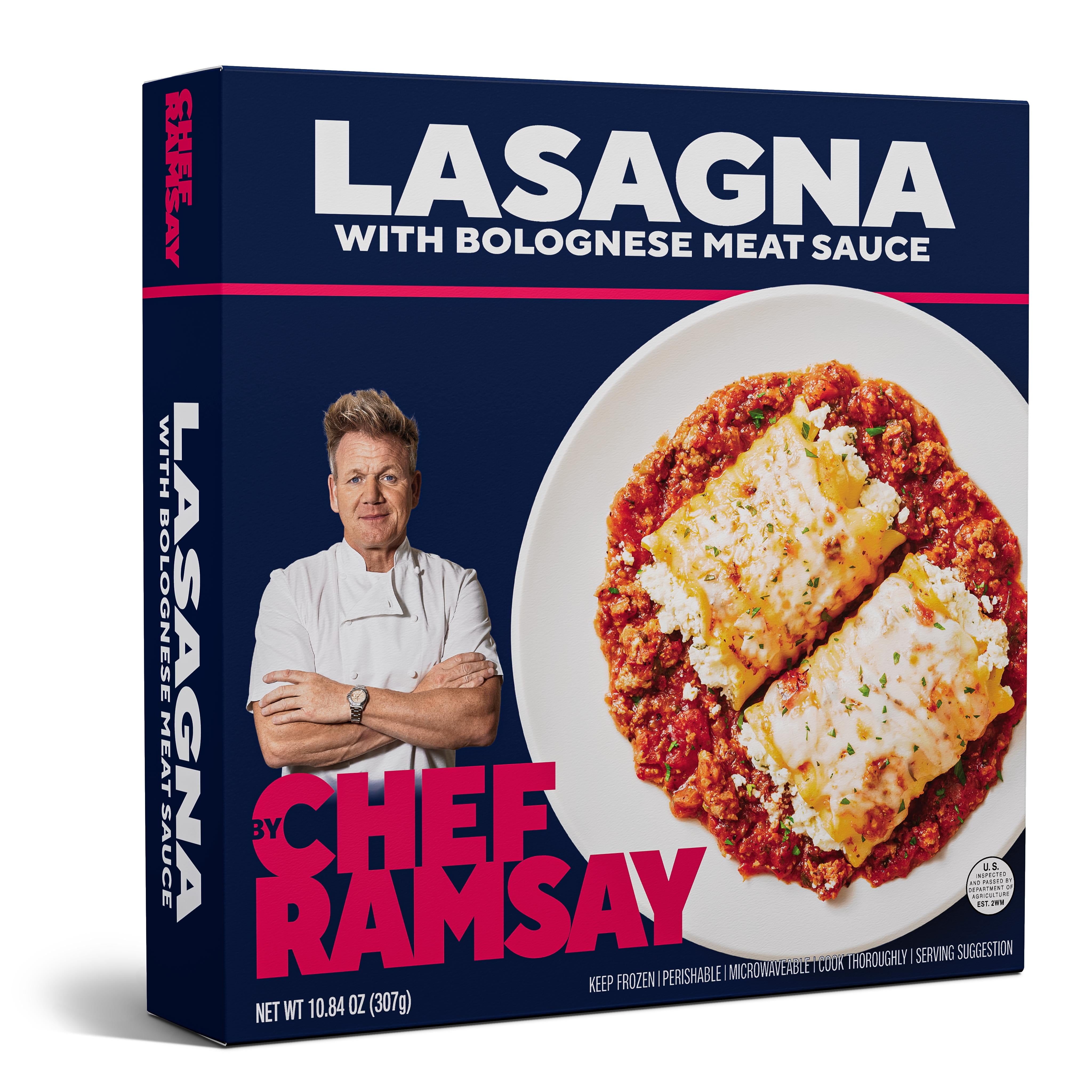 By Chef Ramsay Lasagna with Bolognese Meat Sauce, 10.84 oz Bowl (Frozen )
