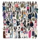 thumbnail image 1 of Paquete de pegatinas estilo moca Aesthetic Fashion Girl, 65 unidades, 1 of 2