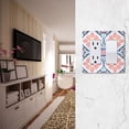 thumbnail image 5 of Yayeee Rocker Switch Wall Plate 3-Gang 6.5"x4.6" Home Decorative Outlet Cover, Mosaic Flowers Pattern, 5 of 6