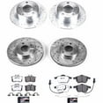 thumbnail image 3 of PowerStop Front and Rear Z26 Street Warrior Carbon-Fiber Ceramic Brake Pad and Drilled and Slotted Rotor Kit Fits: VOLKSWAGEN Select Models K4202-26, 3 of 9