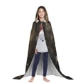 thumbnail image 3 of Honeii Koi Fish Tranquility Print Poncho Cape, Cloak Coat, Snuggly Hooded Wearable Blanket, Hooded Cape For Teenagers,Halloween Costumes-Medium, 3 of 7