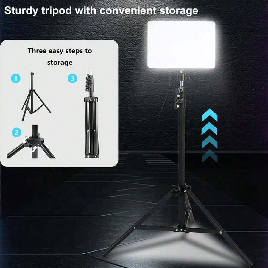 1 Pcs 10inch USB Selfie Ring Light With Adjustable Tripod Stand - Dimmable, Push-Button Control For Streaming, Makeup