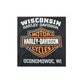 thumbnail image 2 of Harley-Davidson Men's Bar & Shield Logo Short Sleeve Polo Shirt, Black (L), Harley Davidson, 2 of 2