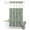 Green, variant on No Hook Shower Curtain, Dark Green Botanical Shower Curtains for Bathroom with See Through Top Window, Pastoral Elegant Spring Floral Waterproof & Washable Bath Curtain Stand Up Stall 36"x72"