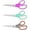 Purple/Green/Gray, variant on Scissors, 8" All Purpose Scissors 3-Pack, Ultra Sharp 2.0mm Thick Blade Shears Comfort-Grip for Office Desk Accessories Sewing Fabric Home Craft Teacher Supplies, Right/Left Handed