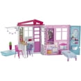 thumbnail image 2 of Casa de muñecas Barbie portátil de 1 piso con piscina y accesorios, 2 of 2