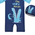 thumbnail image 2 of Gerichy Boys Swim Set, 2T 3T 4T 5T Swimsuit Boys Baby/Toddler Boy Rash Guard Swimsuit Long Sleeve Zipper Swimwear Sunsuit Bathing Suit Beachwear, 2 of 3