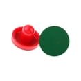 thumbnail image 1 of pitrice 2 Pieces Air Hockey Felt Pushers Goalie Handles Paddles Replacement Large Red, 1 of 9