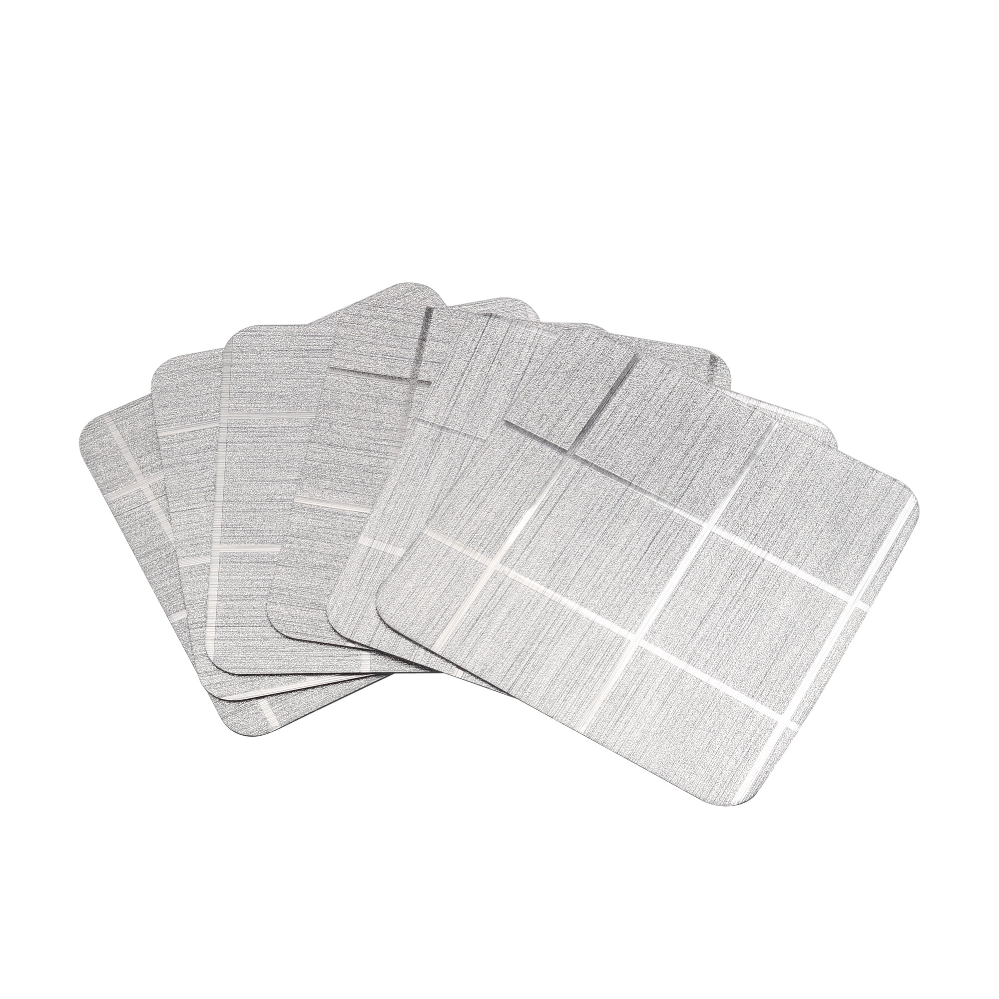 6pcs Coaster Cup Mats Holder PVC Heatresistant Nonslip Table