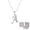 A, variant on Women Initial Necklace 925 Sterling Silver Letter A Pendant,Iced Out Monogram Alphabet Charm Personalized Name Jewelry Gifts for Mother Wife Daughter