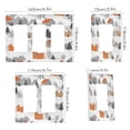 thumbnail image 2 of Yayeee Rocker Switch Wall Plate 1-Gang 4.6"x2.9" Home Decorative Outlet Cover, Beige Snow Houses, 2 of 6