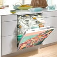 thumbnail image 2 of Yayeee Magnetic Dishwasher Cover for The Front Decoration Home Kitchen Machine Sticker Protector, Cityscape Painting, 2 of 6