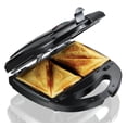 thumbnail image 3 of Waflera Sandwichera Parrila 3 En 1 American Xl Removible negro 1 AMERICAN 9983 Sandwichera Wafflera Parrilla-Negro, 3 of 7
