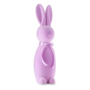 Way to Celebrate Easter Flocked Bunny Decor, Lilac, 27"