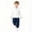 Navy, variant on Fengqque Boys and Girls Clothes Set Long Raglan Sleeve Round Neck T-Shirts Casual Pants 2Pcs Outfits for Kids Pink 1-2Years