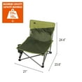 thumbnail image 2 of Ozark Trail Low Profile Event Chair, Adult, Green Nylon, 2 of 8