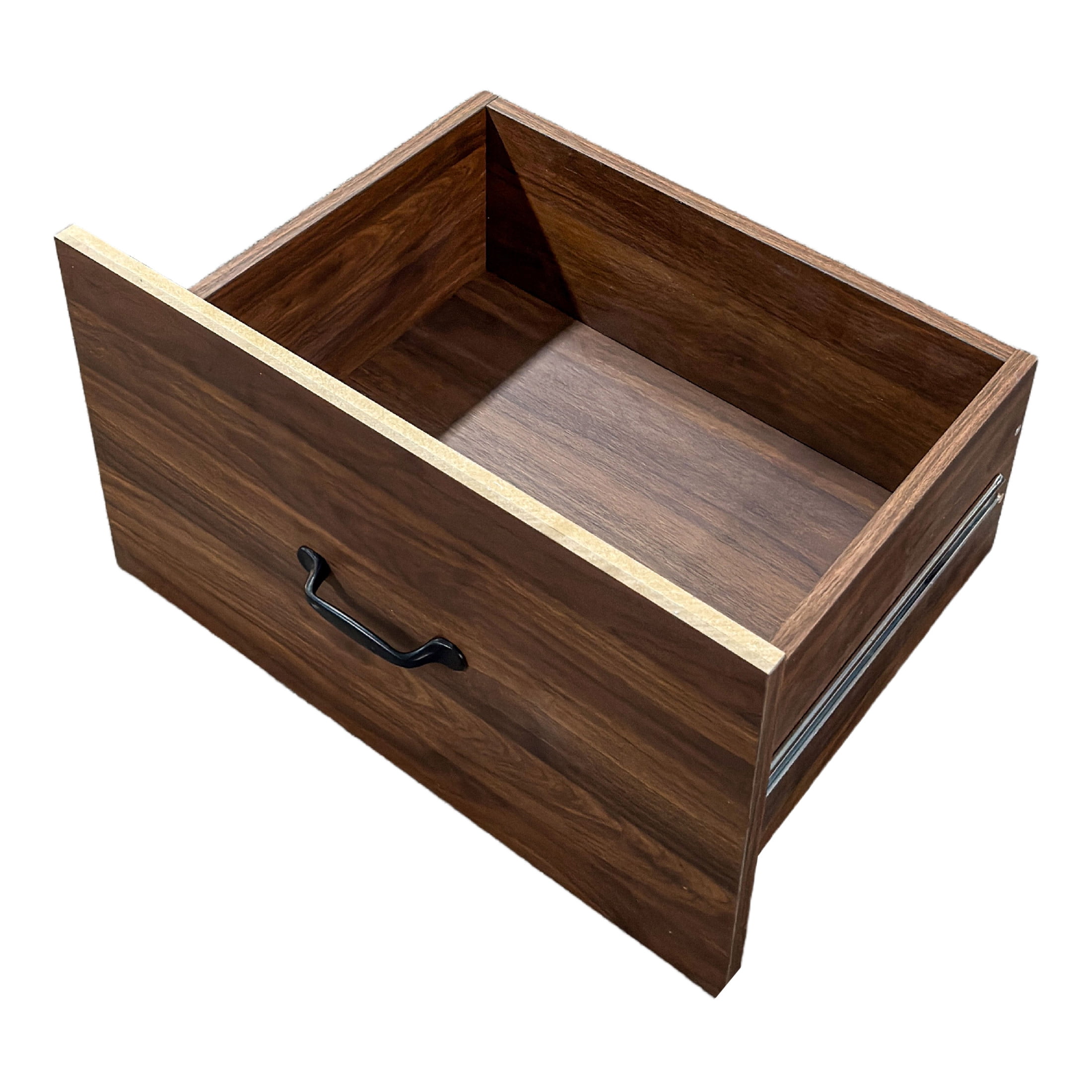 Noble House Oprah Farmhouse Kitchen Hutch Cabinet with Microwave Stand, Coffee Bar Buffet Sideboard with Hooks, Walnut
