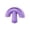 A004- Purple Pink, variant on Pool Return Fountain Nozzle, Sprinkler Head, Water, Water Nozzle, Reusable Threaded Fan-Shaped Waterfall Nozzle, Blue Plastic 3.5X3 Inch Sprinkler Attachment for Backyard