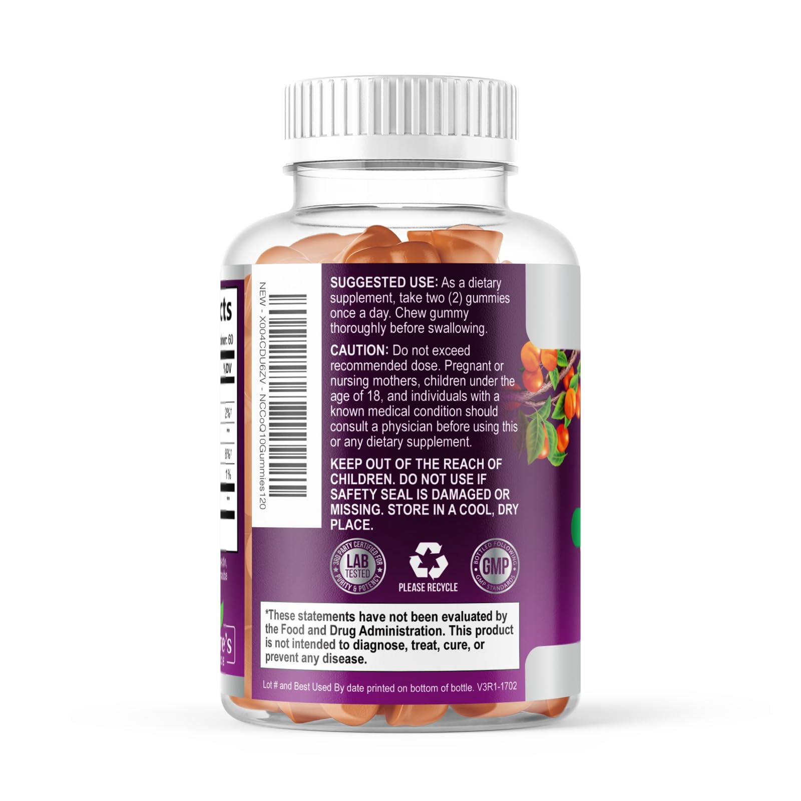 CoQ10 Gummies for Adults 100mg - 3X Strength, High Absorption, Antioxidant Supplement for Heart Health Support & Energy Production, Ultra Coenzyme Q10 Vitamins, Coq 10 Supplements - 120 CoQ10 Gummies