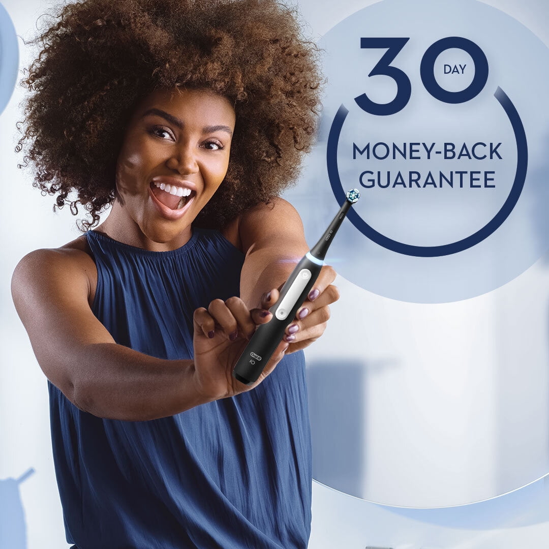 Oral-B iO Series 4 Rechargeable Electric Toothbrush with Toothbrush Head, Black, 1 Count - Walmart.com Oral-B iO Series 4 Rechargeable Electric Toothbrush with Toothbrush Head, Black, 1 Count - Walmart.com