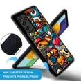 thumbnail image 3 of FKBRCL4U Compatible With Samsung Galaxy A14 5G Case, Corlorful Cartoon Doodle Love Skull Pattern For Girl Ultra Protection Shockproof Soft Silicone TPU Non-Slip Back, 3 of 5