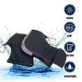 thumbnail image 3 of Motorcycle Gloves With Waterproof Warm Handle Cover For Autumn Winter Durable Black Mitt, 3 of 5