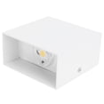 thumbnail image 3 of Up Down Wall Light, Square Appearance Design High Strength Protection Wall Lamp High Conversion Rate  For Exhibition Halls Bars For Rooms Stairs Corridors White Shell-Warm Light, 3 of 8