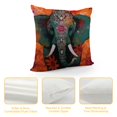 thumbnail image 4 of GOSMITH Elephant Themed Mandala Indian Elephant Modern Abstract Bohemian Hippie Throw Pillow Case,Home Bedroom Living Room Office Sofa Couch Bed Decor,Gifts for Girls Women Sister Daughter, 4 of 5