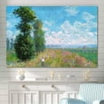 thumbnail image 2 of wall26 Meadow with Poplars by Claude Monet - Impressionist Modern Art - Canvas Art Home Art -12x18 inches, 2 of 4