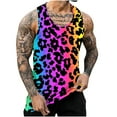 thumbnail image 2 of ALLLIST Mens Tank Tops Summer Sleeveless Pullover Casual Leopard Print Shirts for Men Size S-4XL, 2 of 5