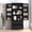 Black, variant on DRNANLIT 72" Modern Pantry Cabinet with 2 Drawers & 8-Door Spice Rack, Black for Kitchen Dining Entryway