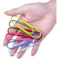 thumbnail image 1 of 4 Inches Mega Large Paper Clips 40-Pack - 8 Colors per Pack 100mm Strong Metal Clips for Office Documents, 1 of 8