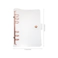 thumbnail image 4 of MasteelfCA Notebook Cover Binder Notebook Diary Journal Book Cover Notebook Shell A5, 4 of 8