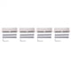 thumbnail image 1 of 4X DDR4 DDR5 Memoria RAM Disipador de Enfriador Chaleco de Enfriamiento de Memoria Radiador de Aluminio con Conductor de de Grasa de Silicona de 9 W, Plata, 1 of 7