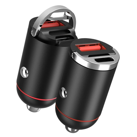 2Pcs 100W USB Type-C Car Charger